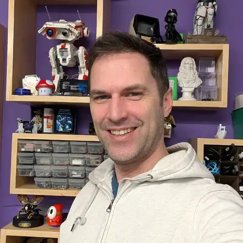 Drew Shark, creator of Quzu Critters and founder of Shark Industries